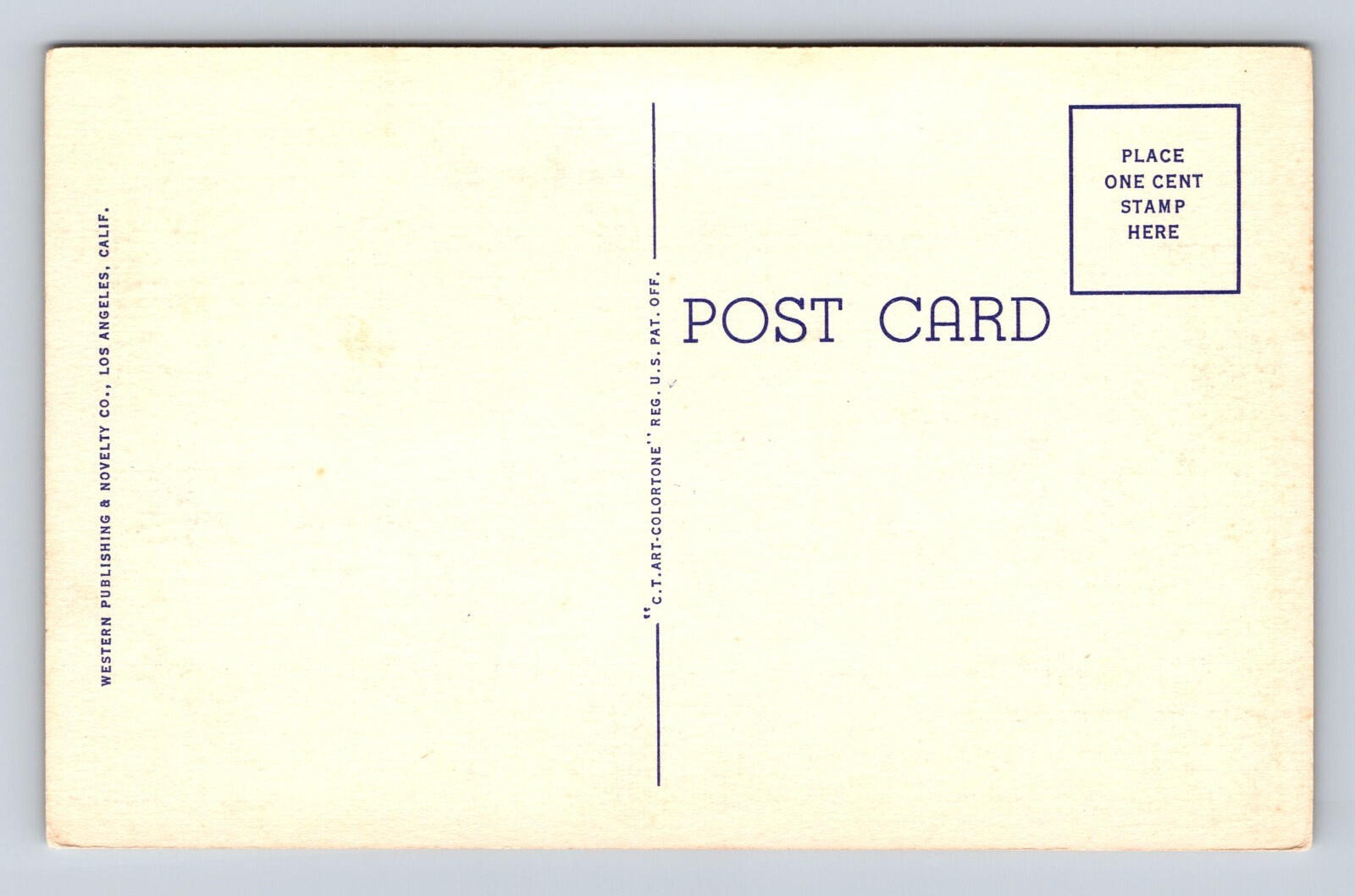 A Winter Scene On The Mojave Desert California Postcard