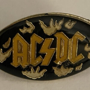AC DC Heavy Metal Band Pin Rock Band Pin Musicians Vintage Pin