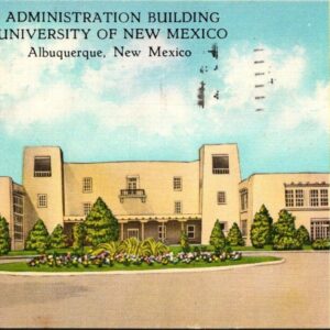 Administration Building University Of New Mexico Albuquerque Postcard