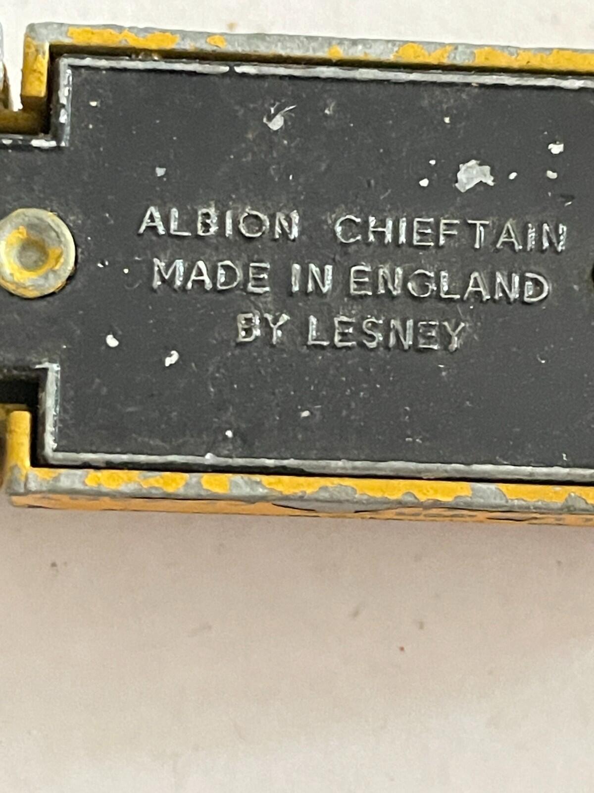 Lesney Matchbox Albion Chieftan Yellow Truck #51 Diecast Car - Image 7