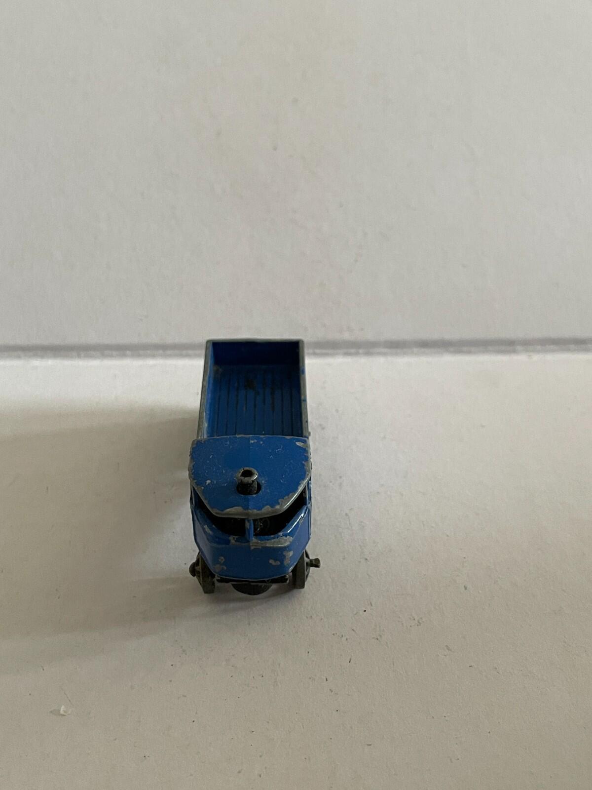 Lesney Matchbox Sand & Gravel Supplies Blue Truck #4 Diecast Car - Image 4