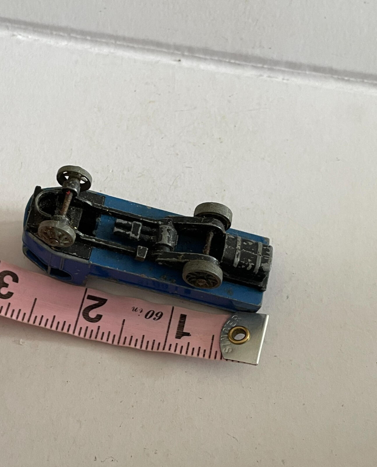 Lesney Matchbox Sand & Gravel Supplies Blue Truck #4 Diecast Car - Image 7