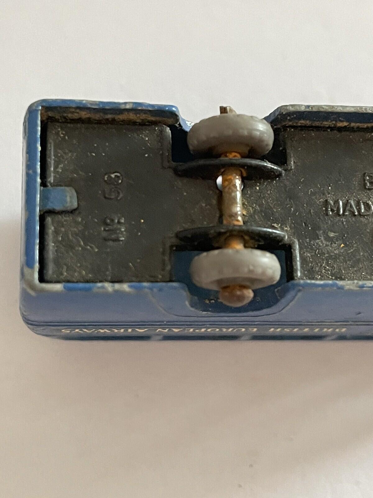 Matchbox Lesney BEA Coach British European Airways Bus #58 Diecast Car - Image 8