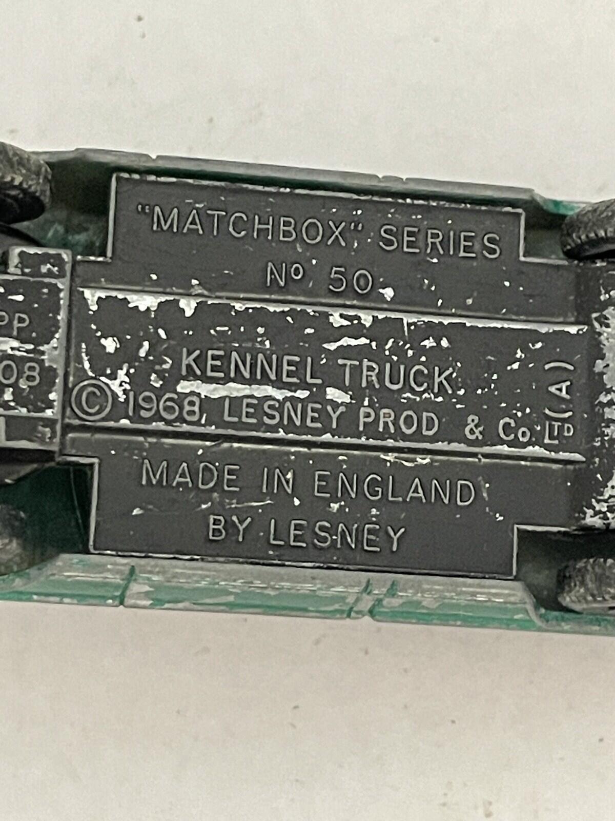 Matchbox Lesney Green Ford Kennel Truck #50 Diecast Car - Image 7