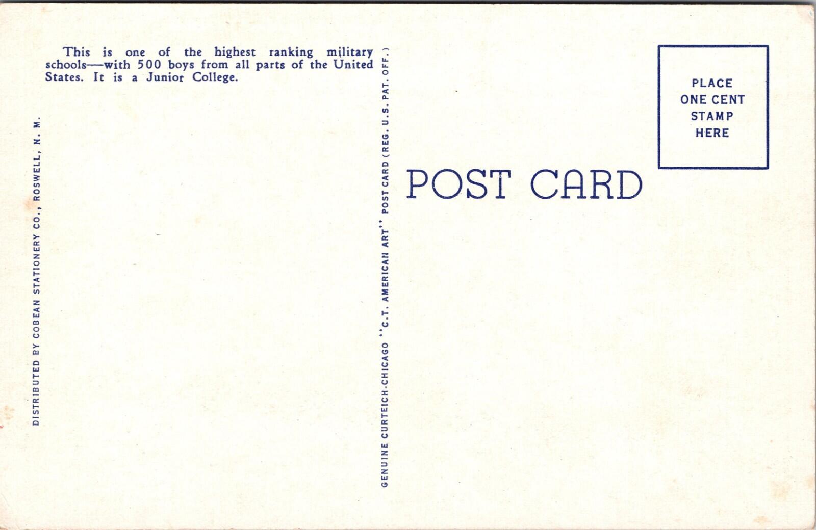 Aerial View Of New Mexico Military Institute Roswell New Mexico Postcard - Image 2