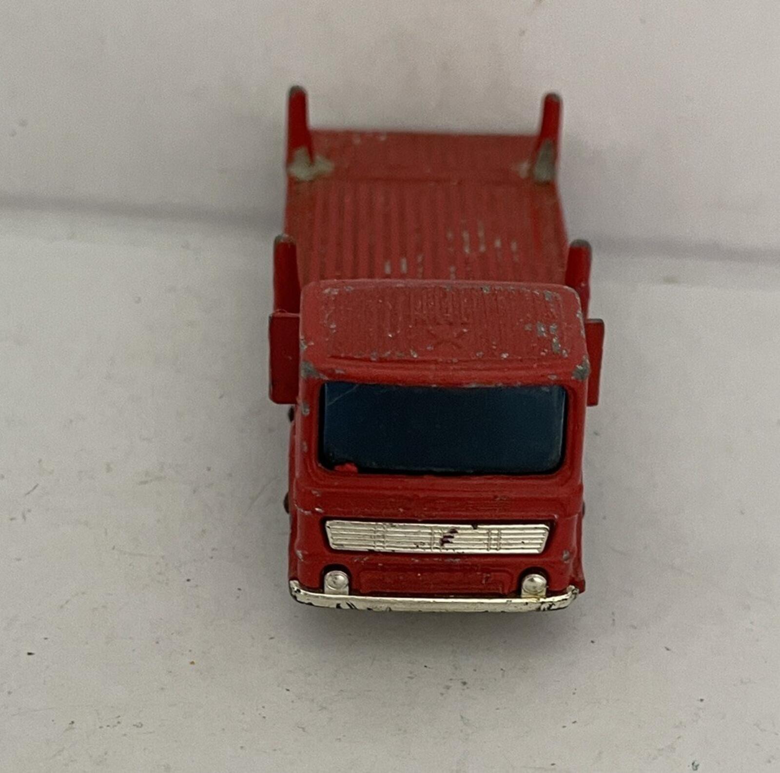 Matchbox Lesney Red Pipe Truck #10 Diecast Car No Pipes Vintage - Image 2