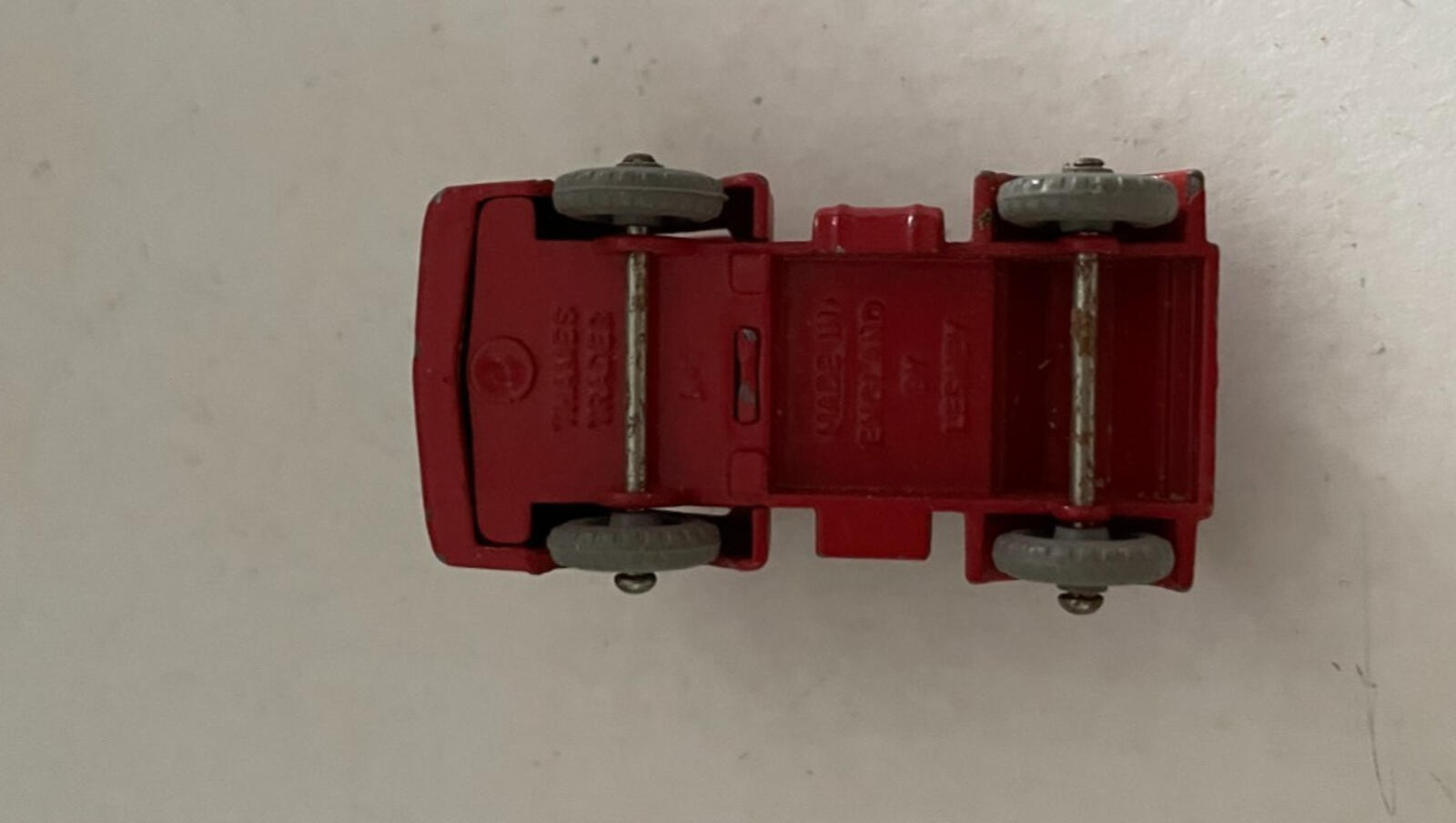 Matchbox Lesney Red Small Truck Thames Trader #7 Diecast Car Vintage Truck - Image 6
