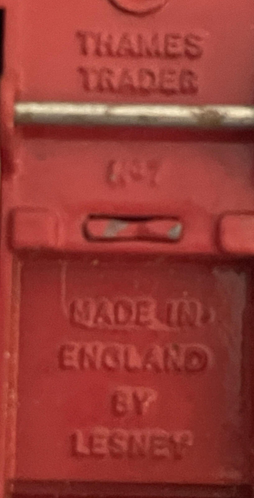 Matchbox Lesney Red Small Truck Thames Trader #7 Diecast Car Vintage Truck - Image 7