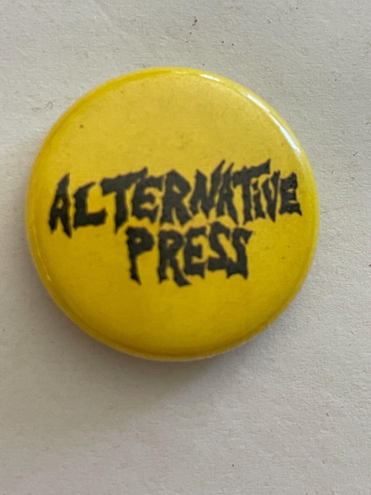 Alternative Press Button Pin Yellow Pin