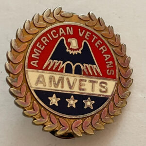 American Veterans AMVETS Pin
