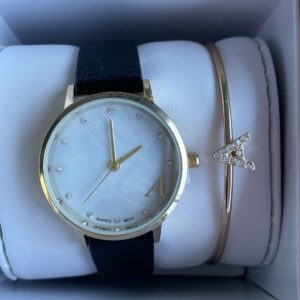 Charming Charlie Watch And Bracelet Set NOS