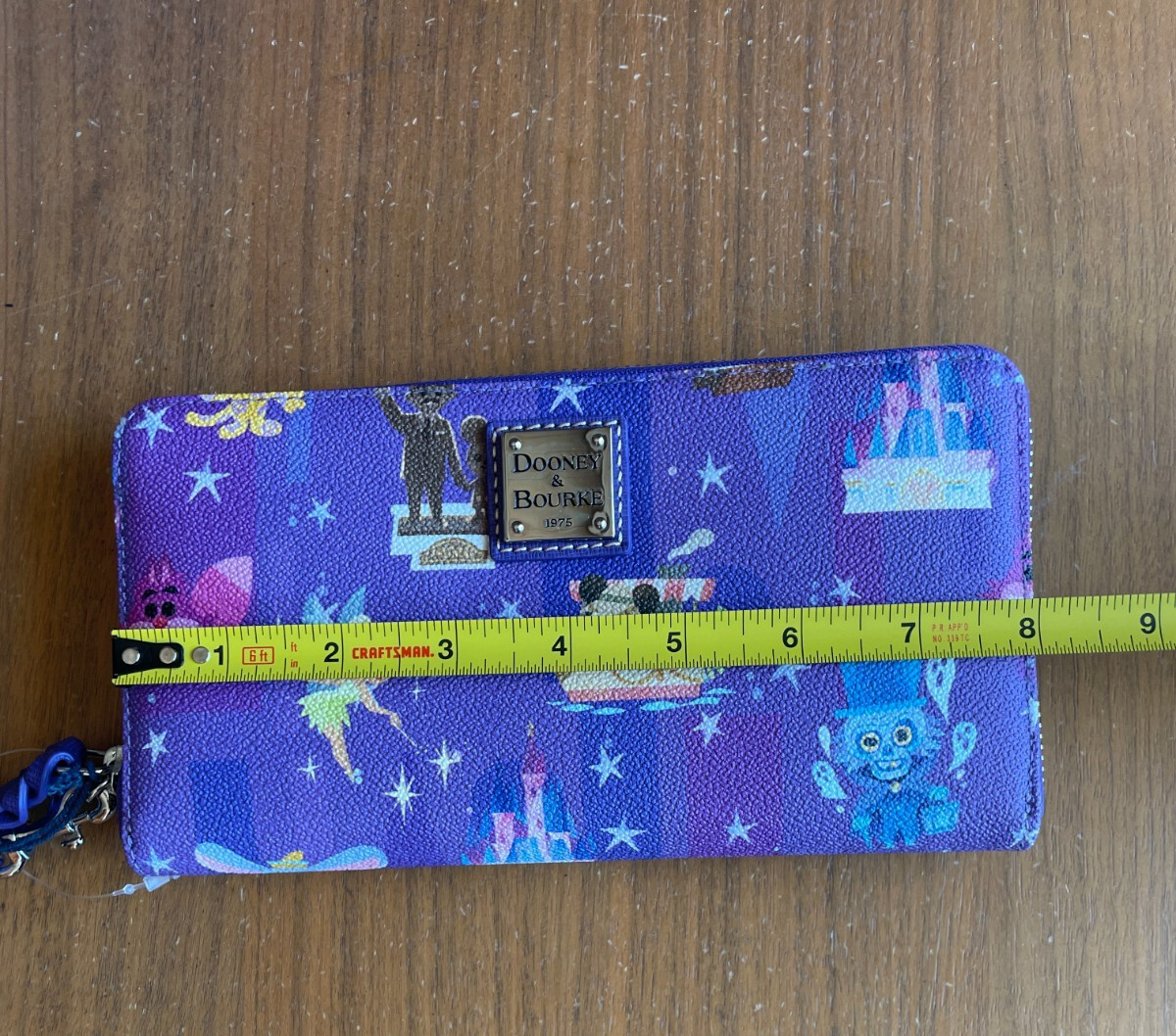 Dooney & Bourke Disney Parks Joey Chou Attractions Wristlet Wallet NWT - Image 10