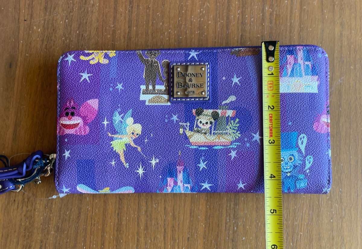 Dooney & Bourke Disney Parks Joey Chou Attractions Wristlet Wallet NWT - Image 11