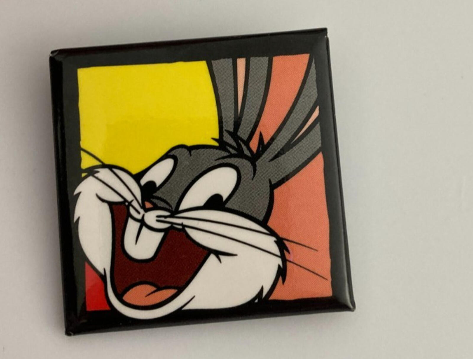 Bugs Bunny Square Button Pin