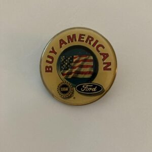Buy American Ford UAW American Flag Pin