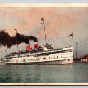 S.S. Cayuga Ship Canada Steamship Lines Postcard