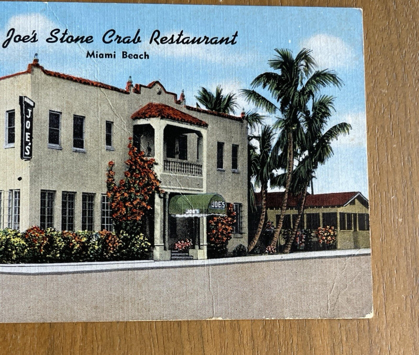 Joe's Stone Crab Restaurant Miami Beach Florida Postcard - Image 3