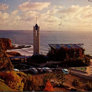 Wayfarers' Chapel Near Portuguese Bend California Postcard