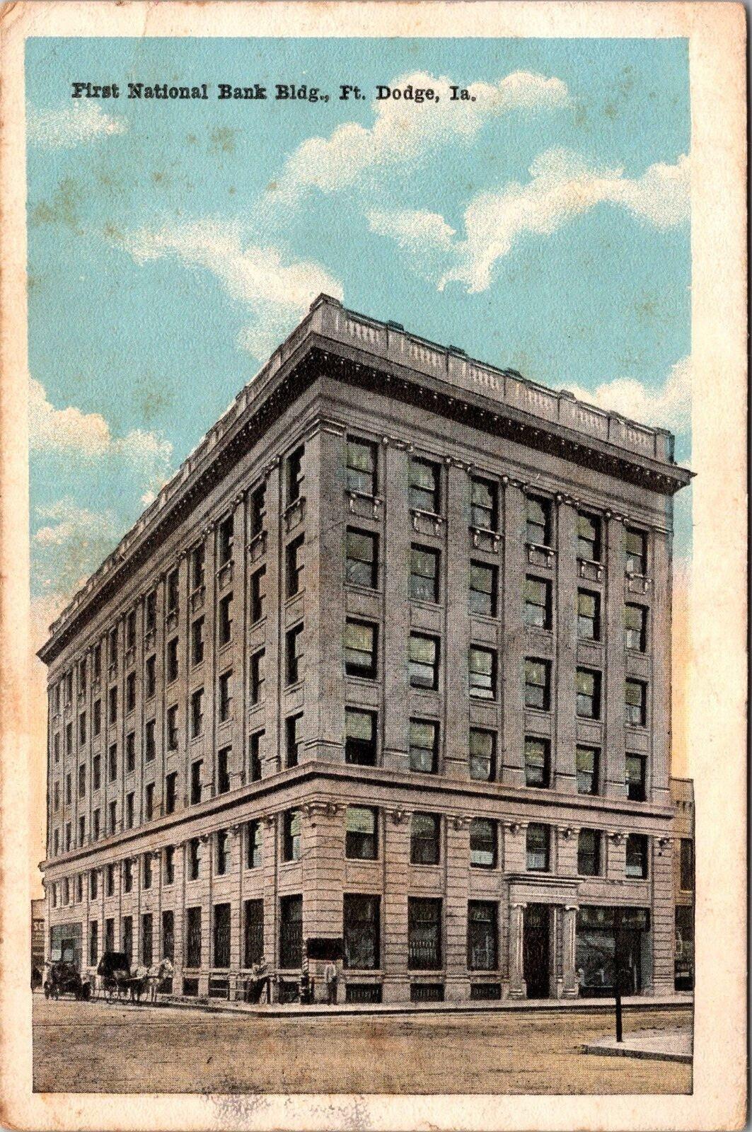 First National Bank Fort Dodge Iowa Postcard