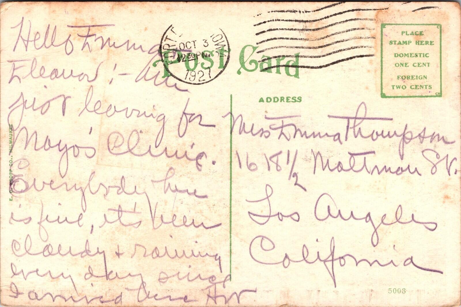 First National Bank Fort Dodge Iowa Postcard - Image 2