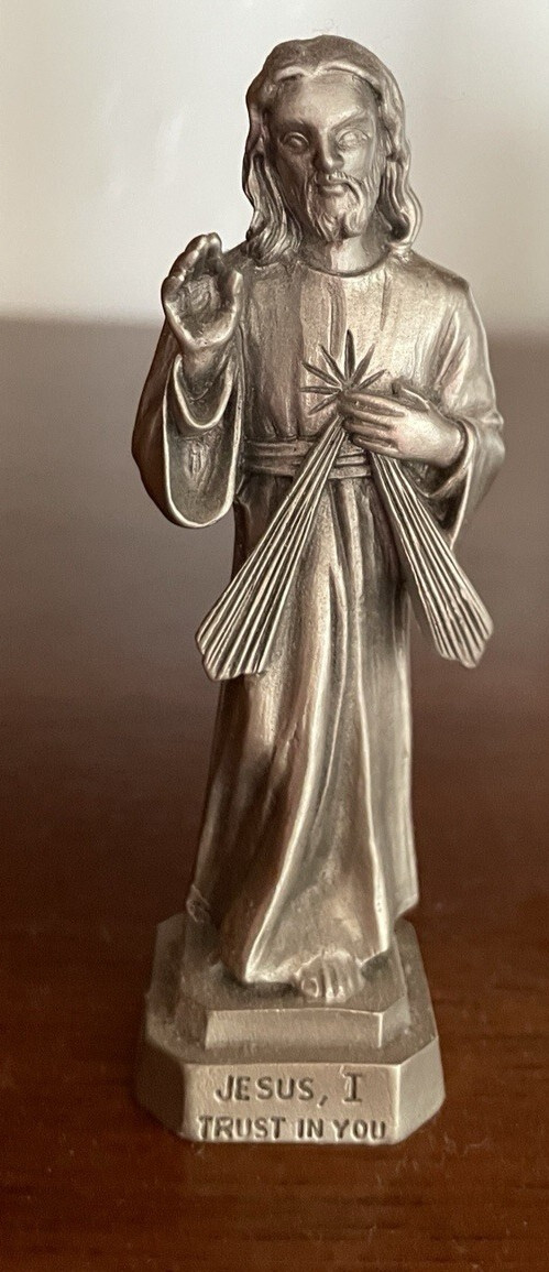 Jesus Pewter Figurine Statue JCC Vintage 1995