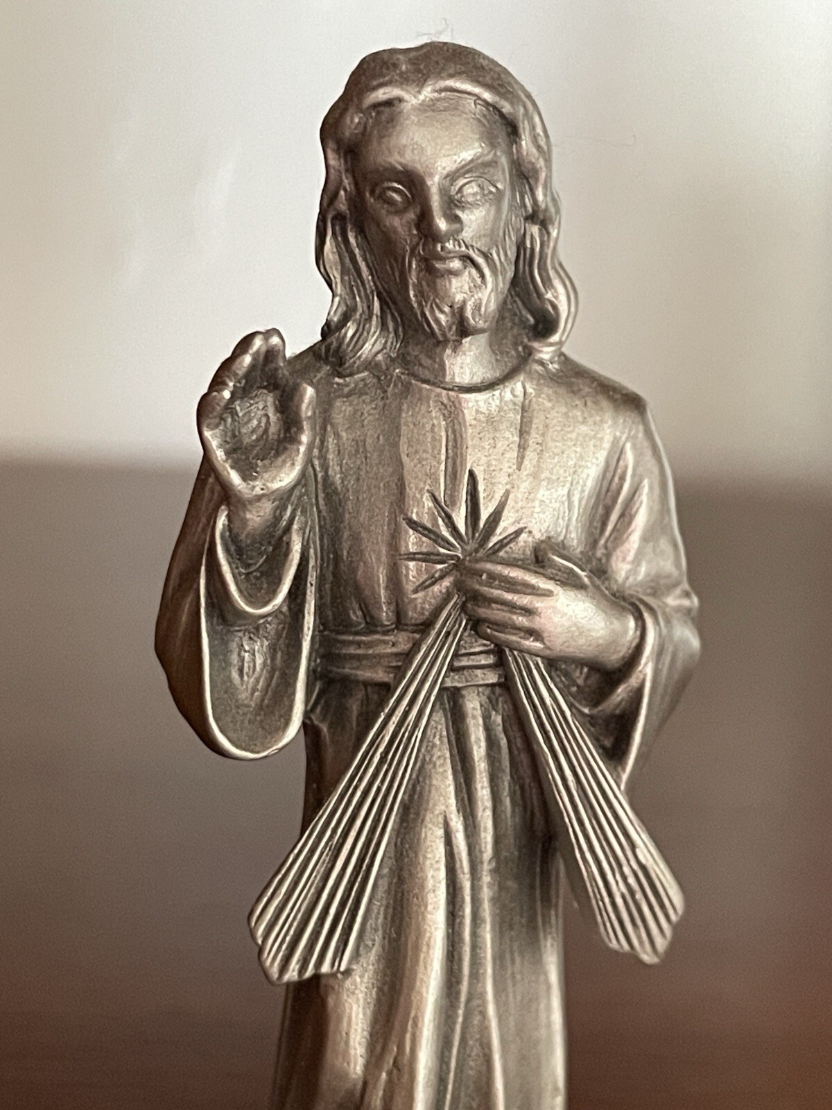 Jesus Pewter Figurine Statue JCC Vintage 1995 - Image 2