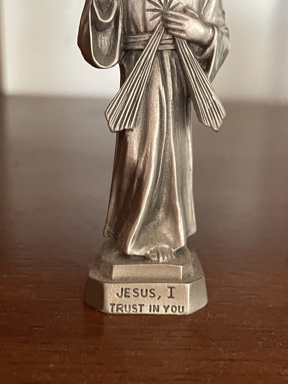 Jesus Pewter Figurine Statue JCC Vintage 1995 - Image 3