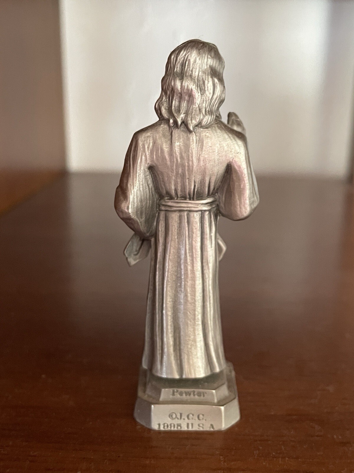 Jesus Pewter Figurine Statue JCC Vintage 1995 - Image 5
