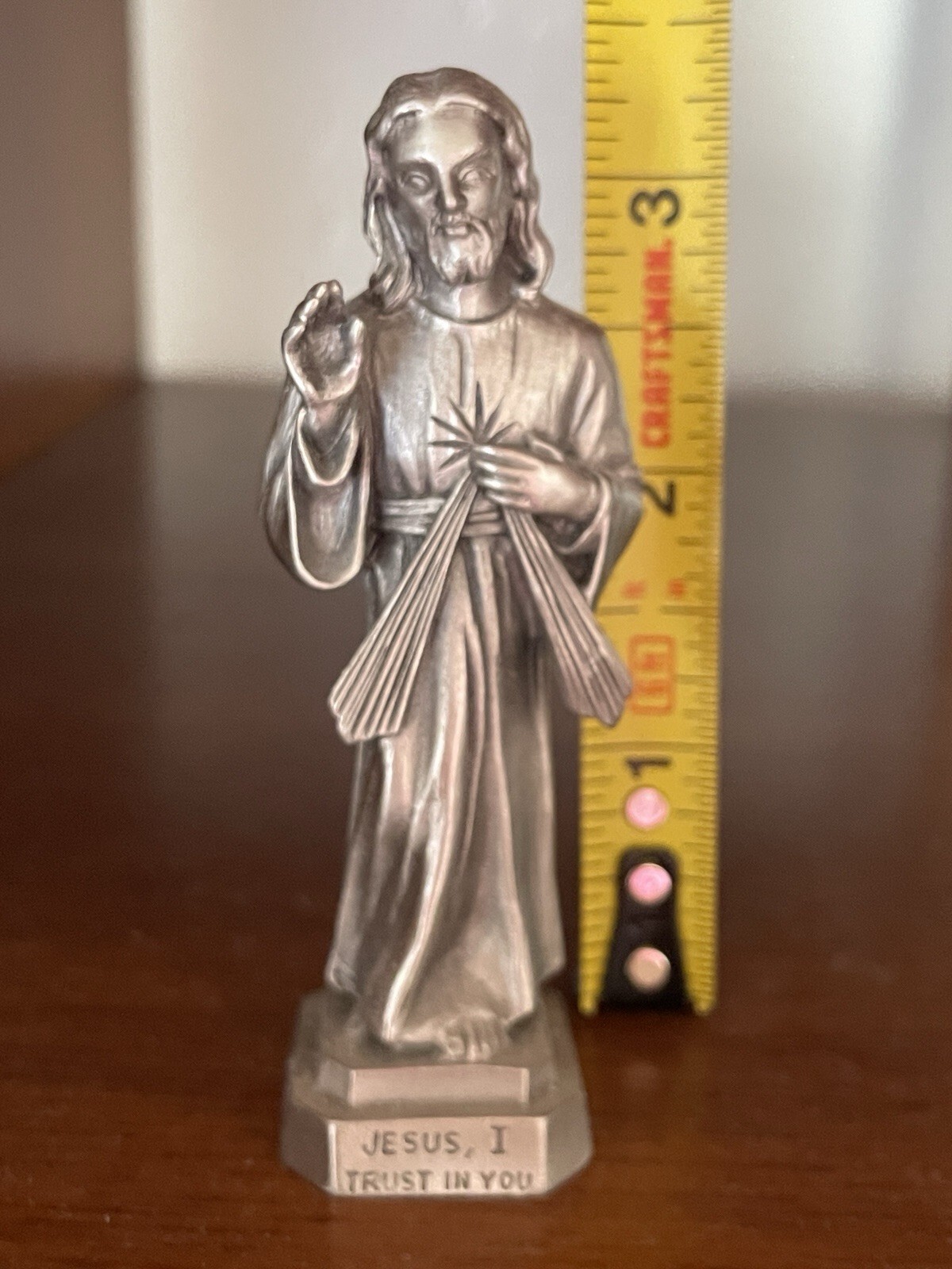 Jesus Pewter Figurine Statue JCC Vintage 1995 - Image 9