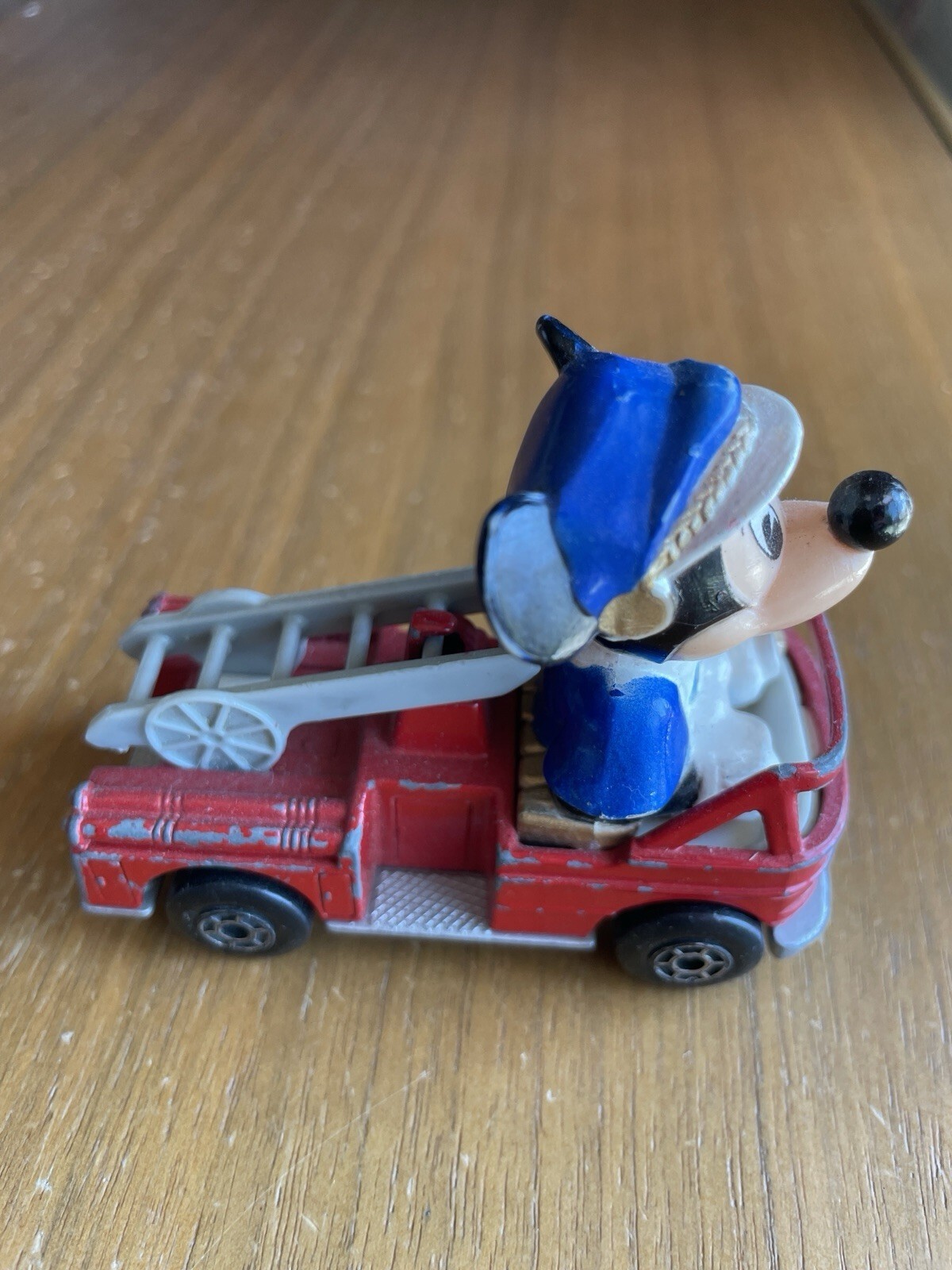 Mickey Mouse In Fire Truck Matchbox 1979 Lesney Disney Series No. 1 Diecast Car - Image 2