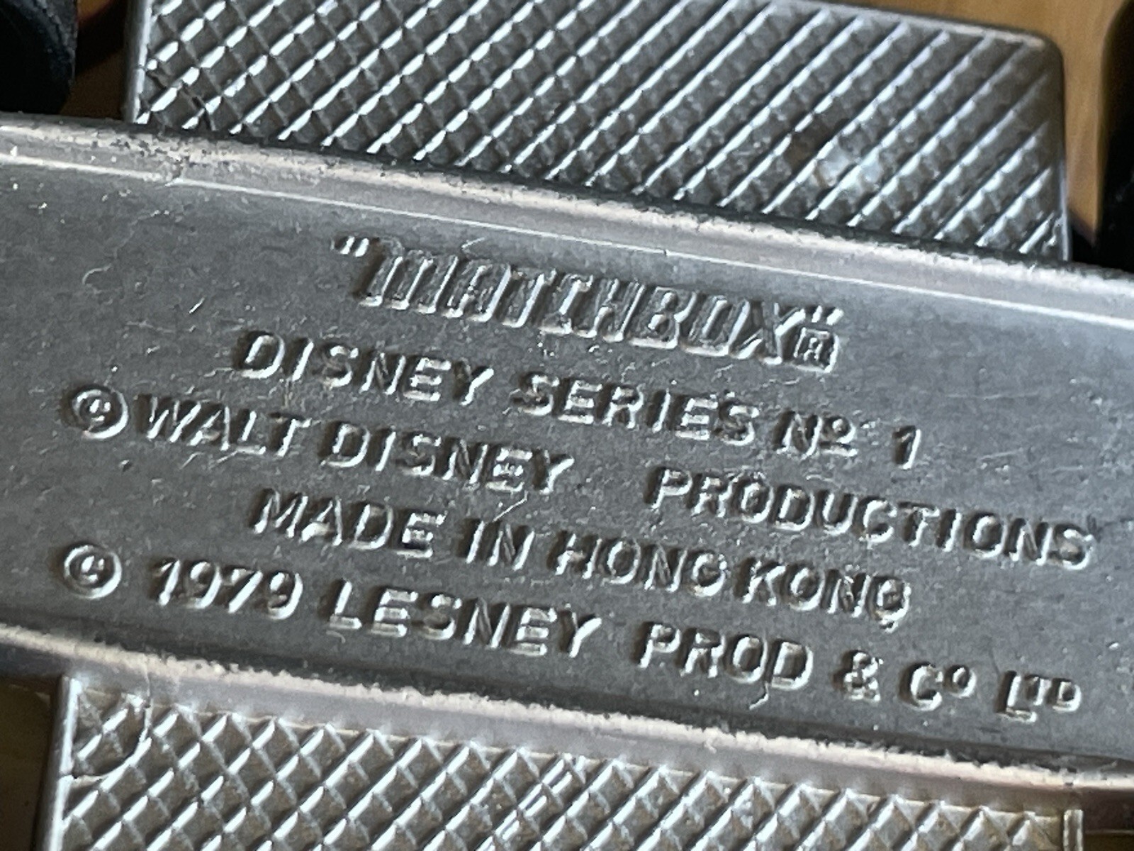 Mickey Mouse In Fire Truck Matchbox 1979 Lesney Disney Series No. 1 Diecast Car - Image 8