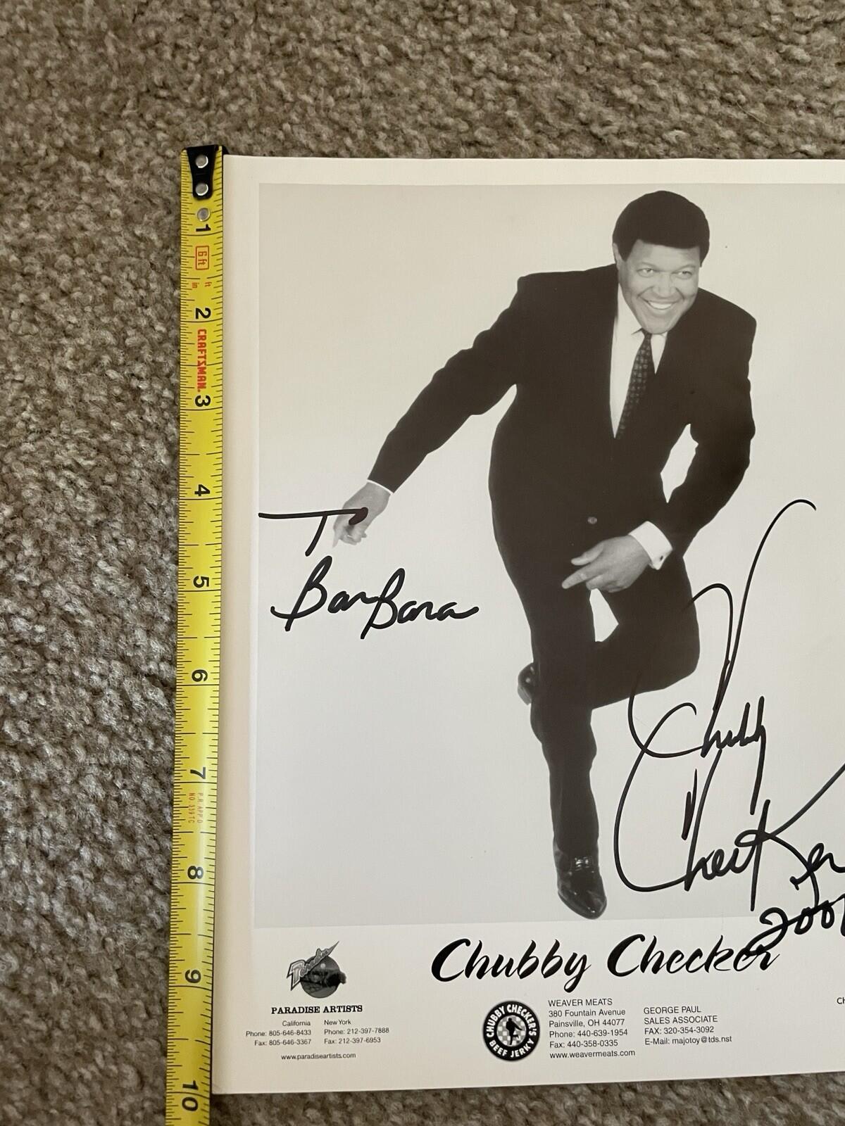 Chubby Checker Signed Photo Autographed Photo - Image 5