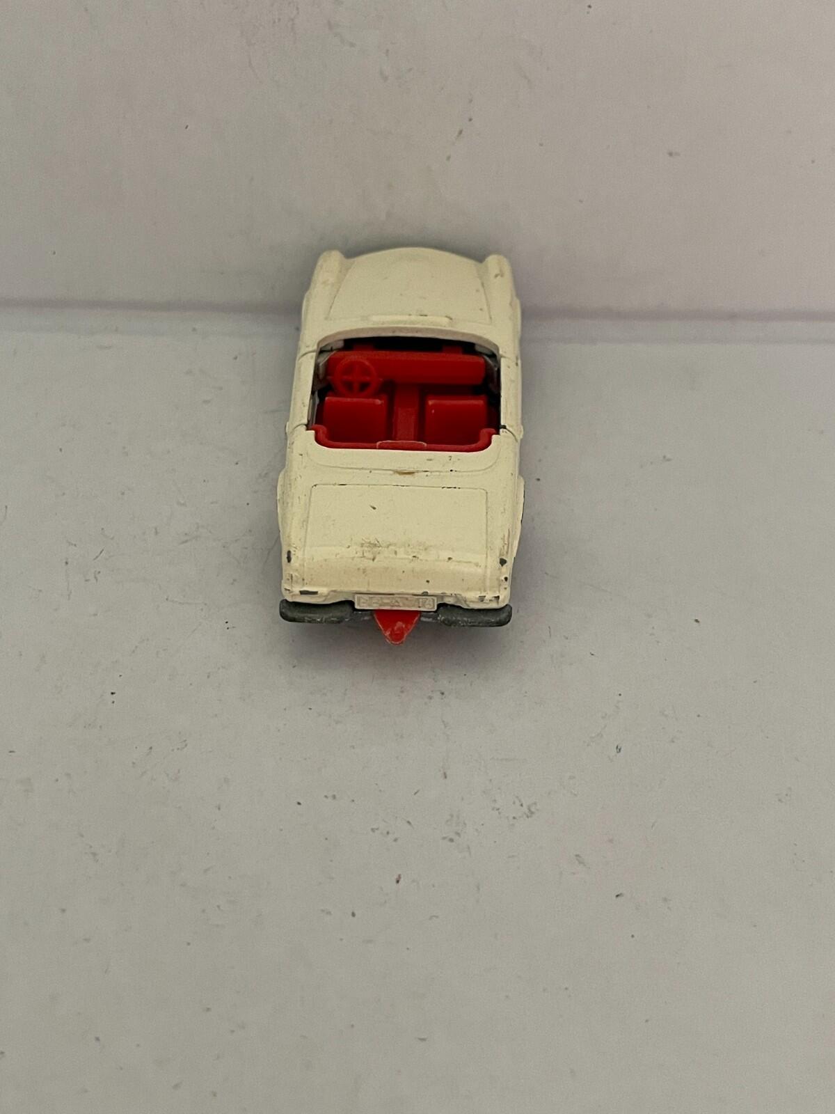Matchbox Lesney White Mercedes 230 SL Convertible #27 Diecast Car Vintage Car - Image 6