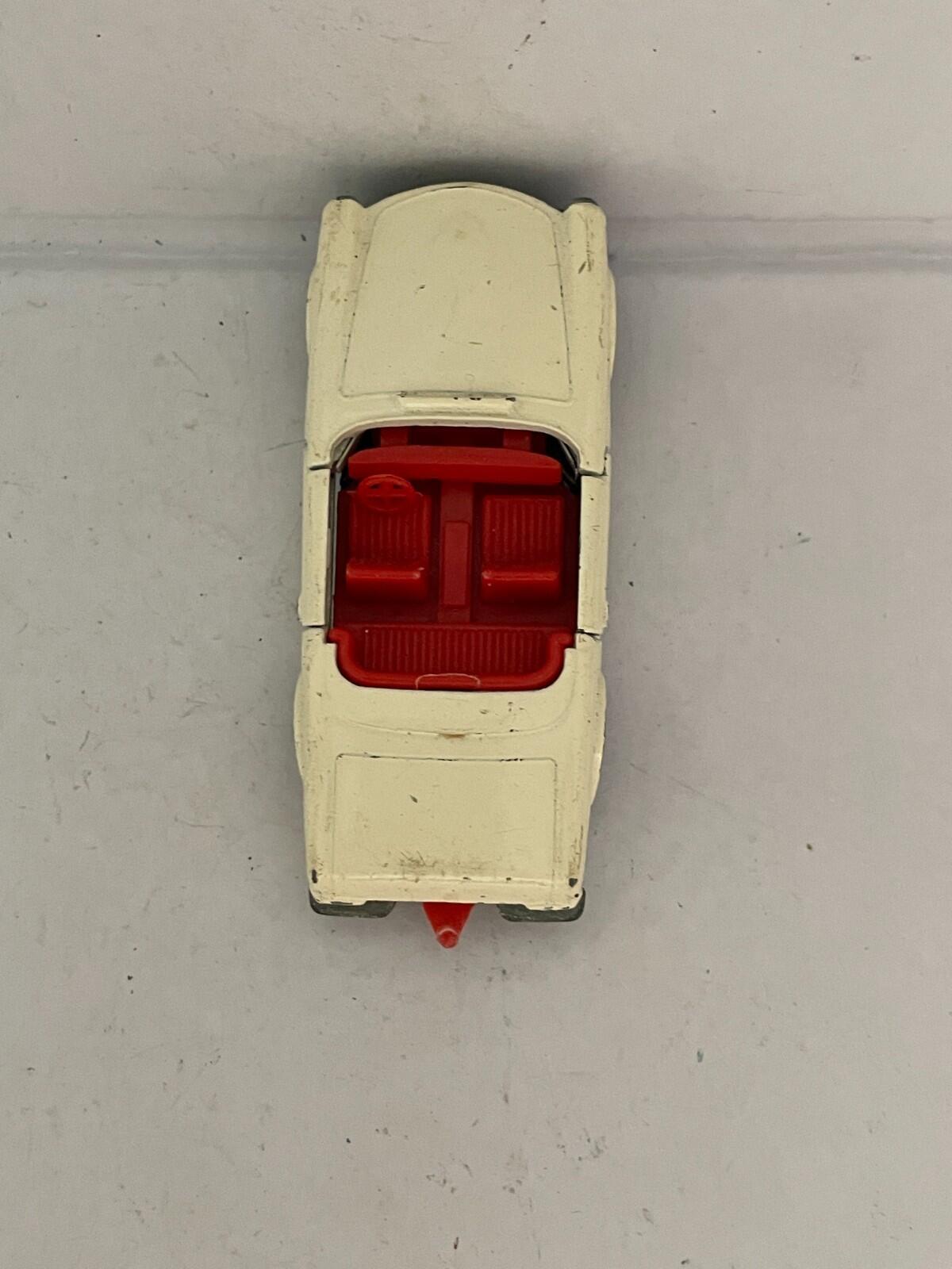 Matchbox Lesney White Mercedes 230 SL Convertible #27 Diecast Car Vintage Car - Image 7