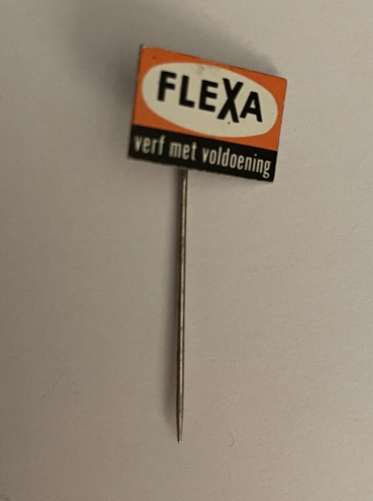 Flexa Advertising Hat Stick Pin Vintage Pin