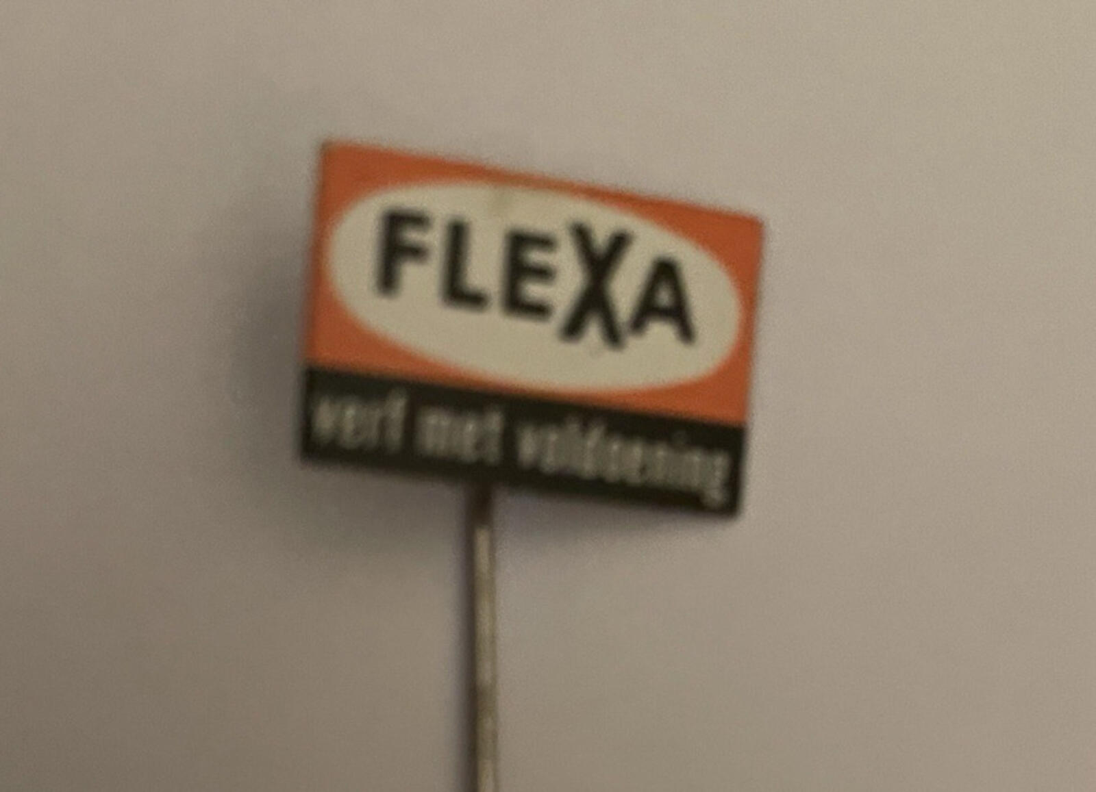 Flexa Advertising Hat Stick Pin Vintage Pin - Image 2