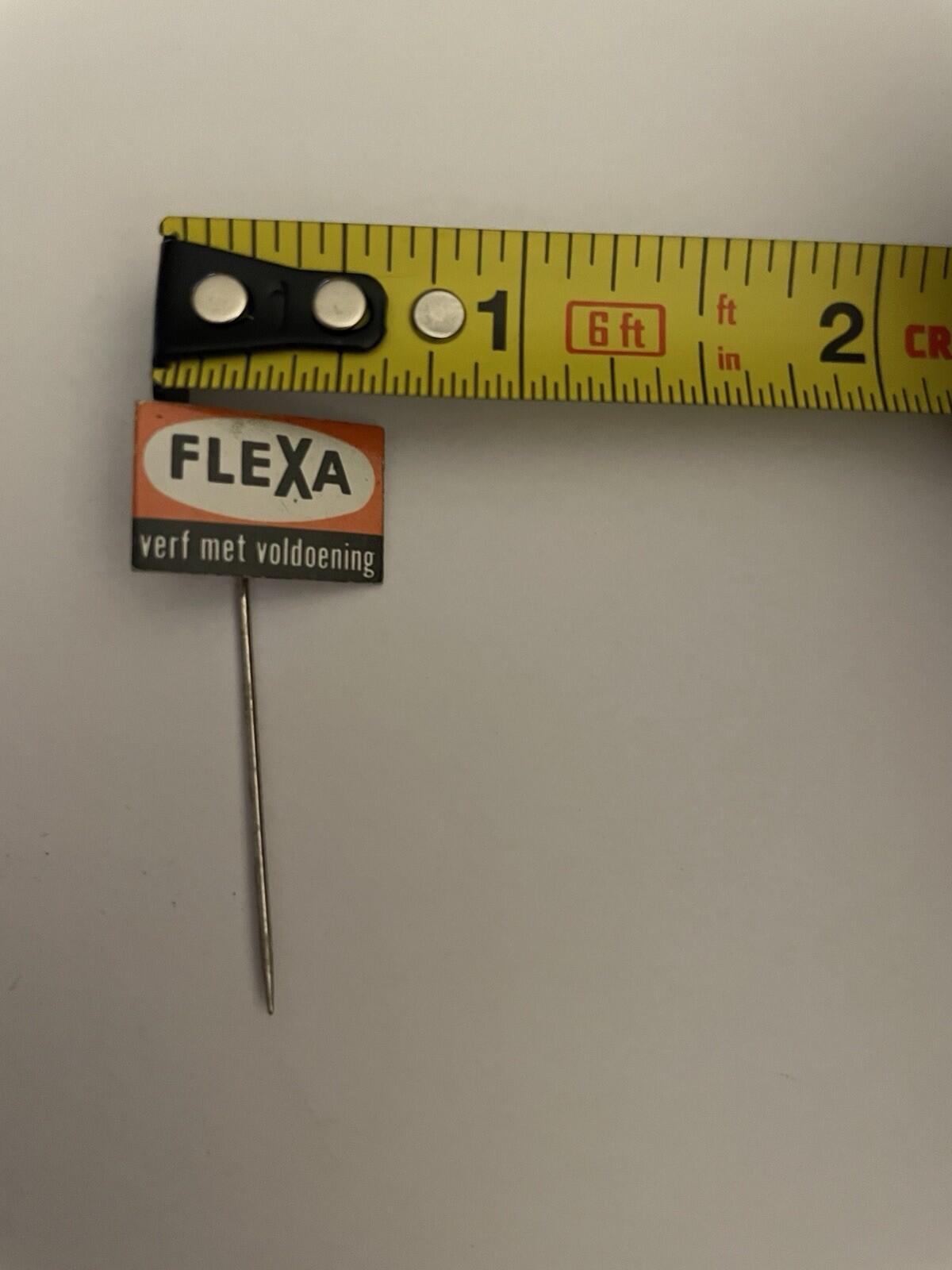 Flexa Advertising Hat Stick Pin Vintage Pin - Image 5