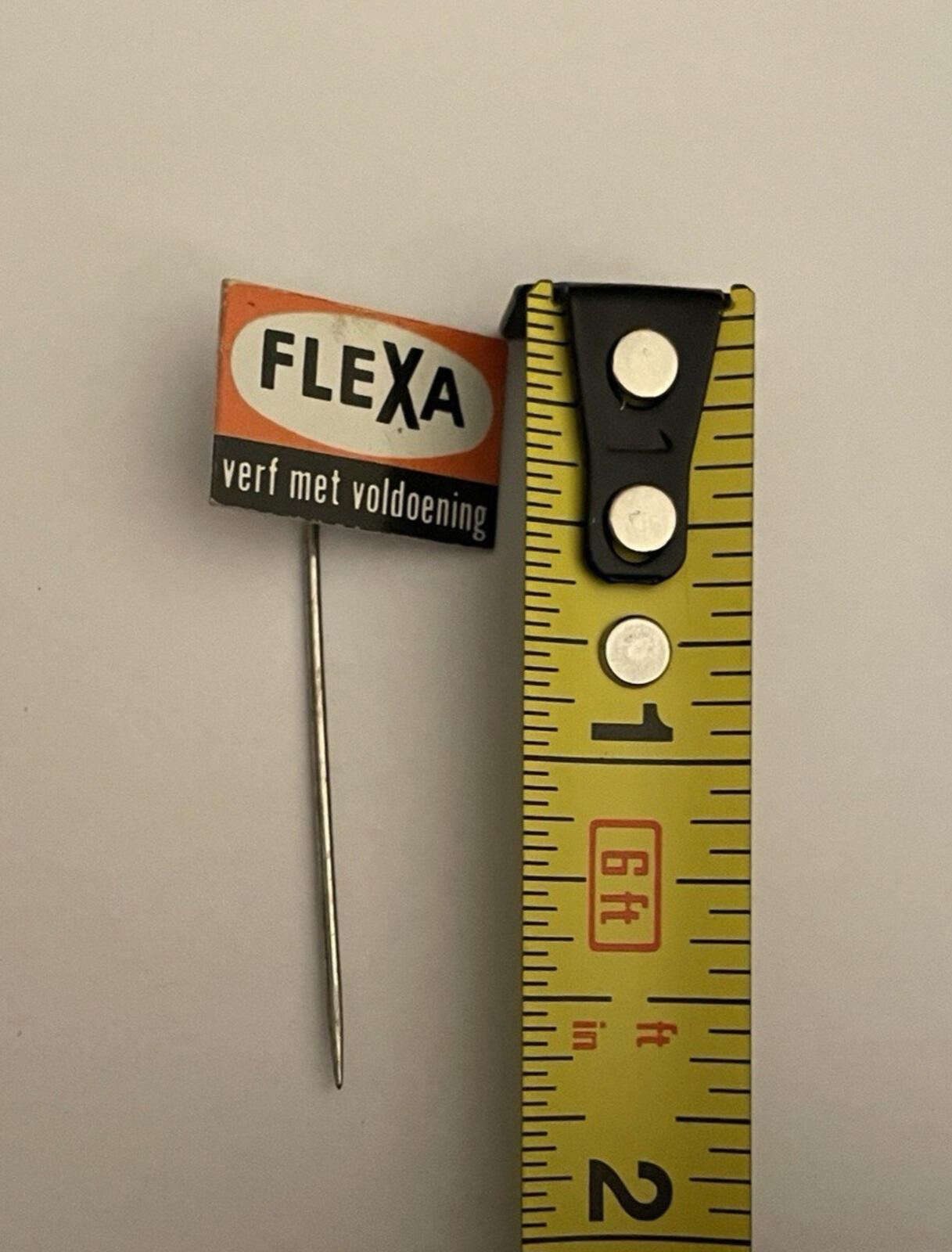 Flexa Advertising Hat Stick Pin Vintage Pin - Image 6