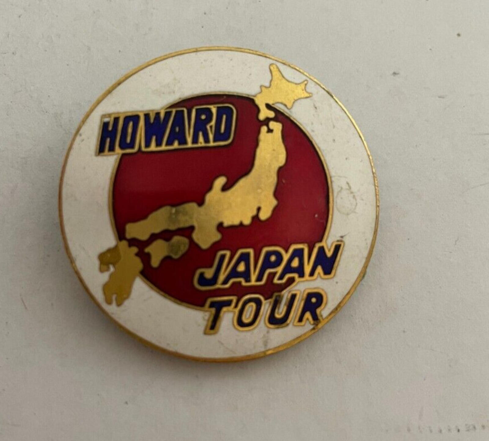 Howard Japan Tour Pin Japan Travel Bureau
