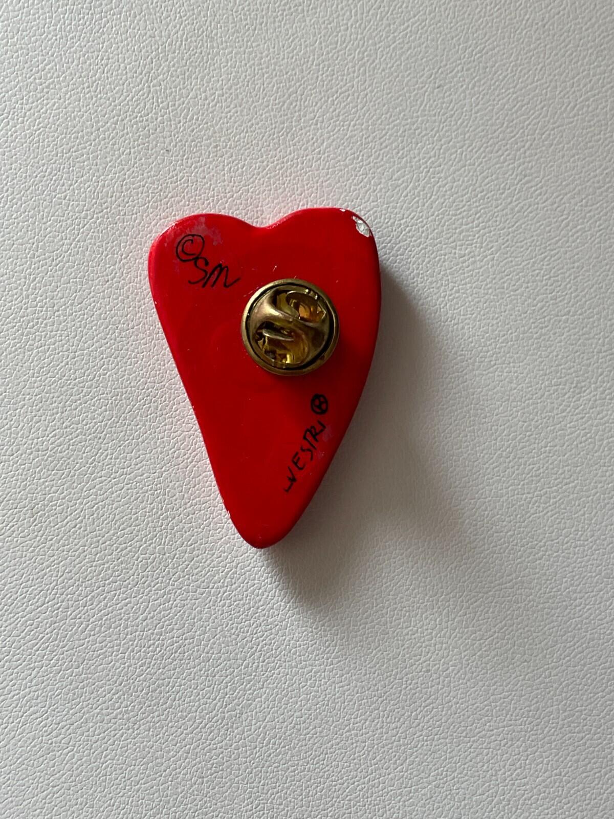 Silvestri American Flag Heart Pin - Image 2