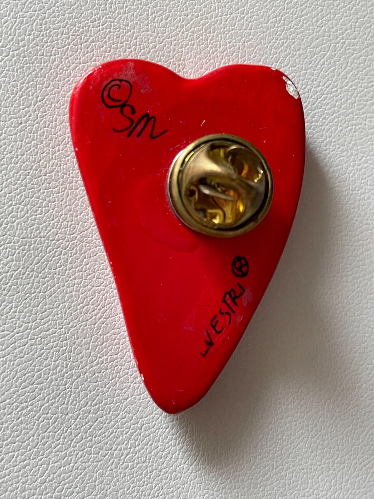 Silvestri American Flag Heart Pin - Image 3