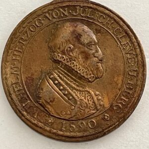 Herzog Von Julich Cleve Und Berg Pendant German Historical Commemorative Medal