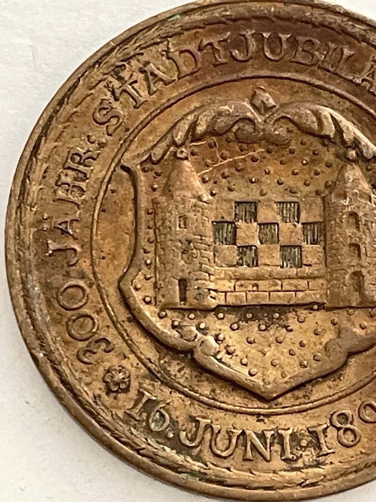 Herzog Von Julich Cleve Und Berg Pendant German Historical Commemorative Medal - Image 3