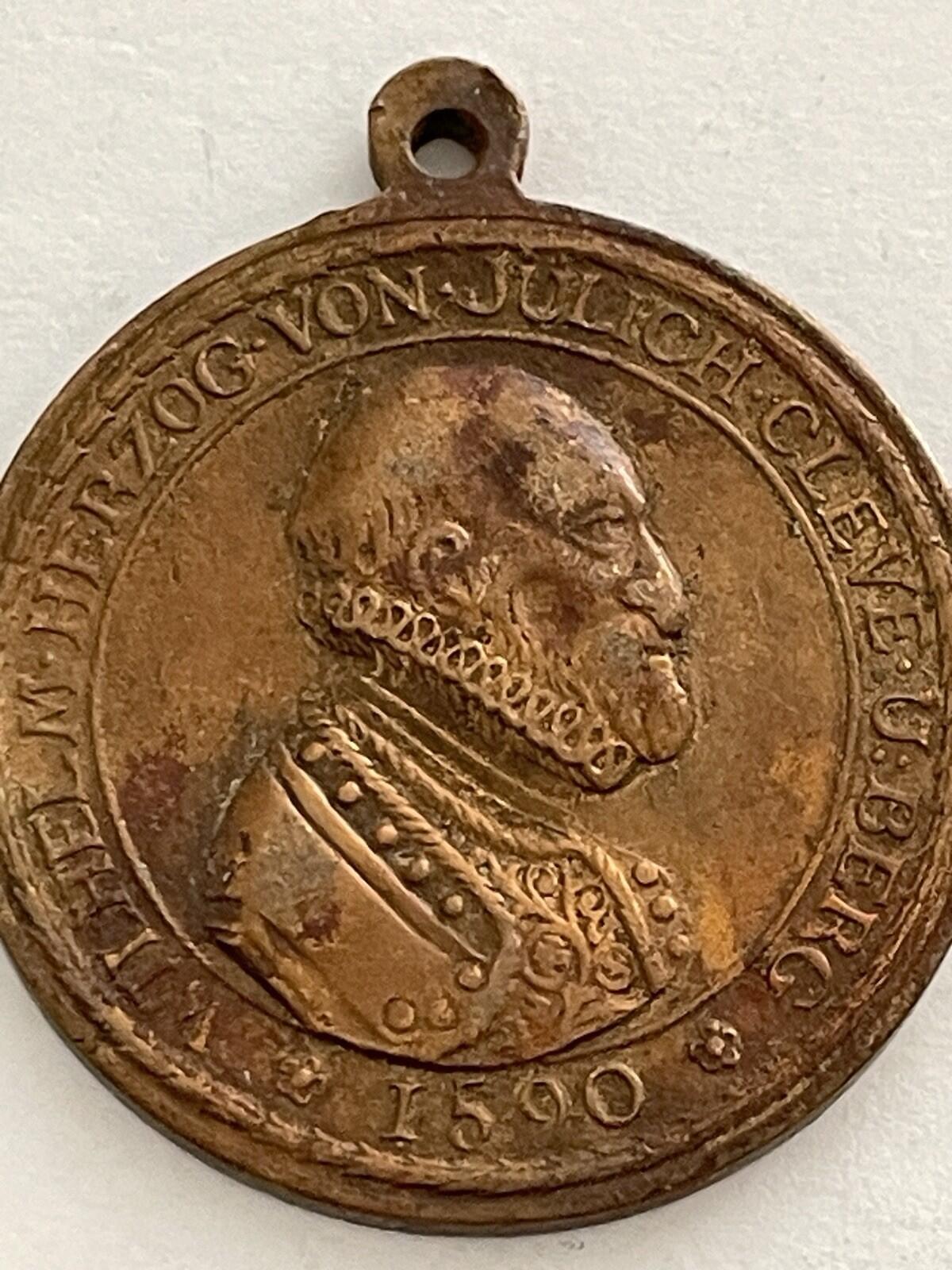 Herzog Von Julich Cleve Und Berg Pendant German Historical Commemorative Medal - Image 5