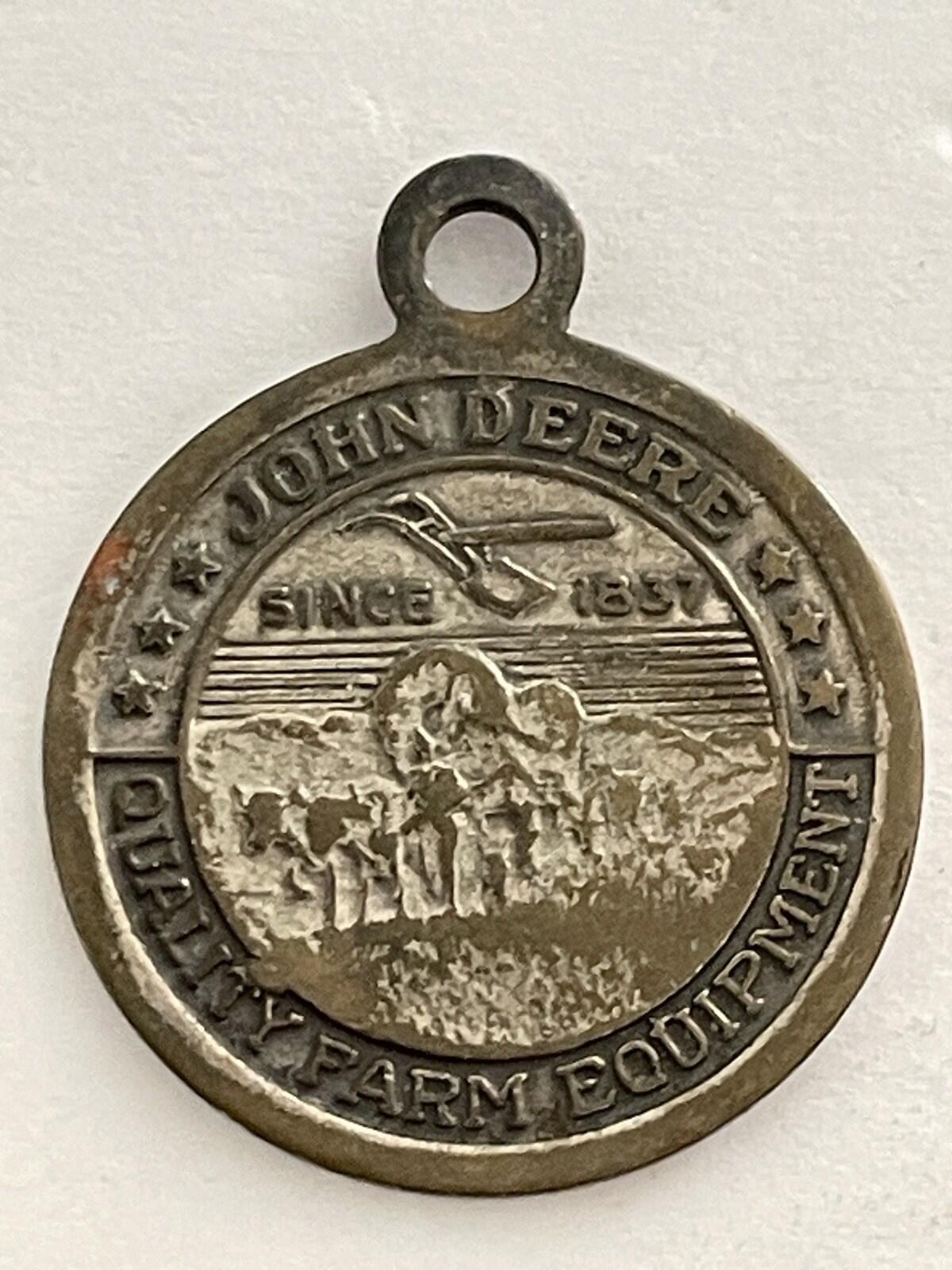 John Deere Medal Pendant Quality Farm Equipment Since 1837 - Image 3