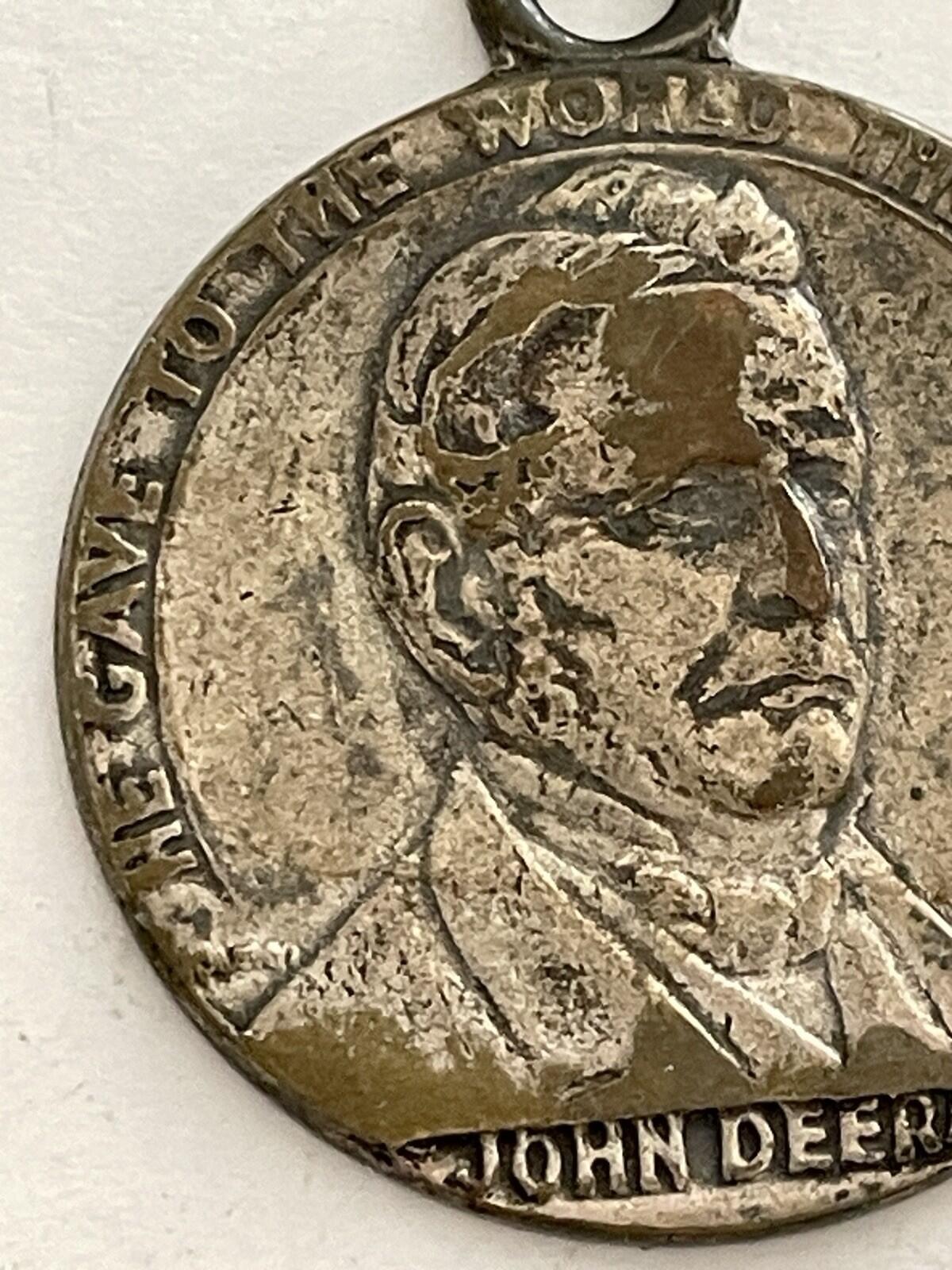 John Deere Medal Pendant Quality Farm Equipment Since 1837 - Image 5