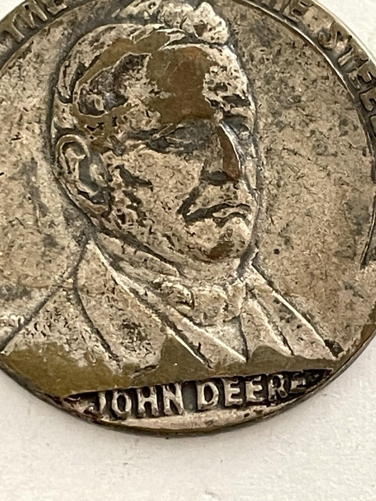 John Deere Medal Pendant Quality Farm Equipment Since 1837 - Image 6