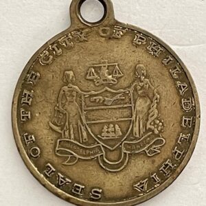 Seal Of The City Of Philadelphia Pendant Founded By William Penn 1701