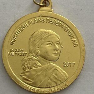 Seqoyah 2017 Faux Coin Pendant Vintage