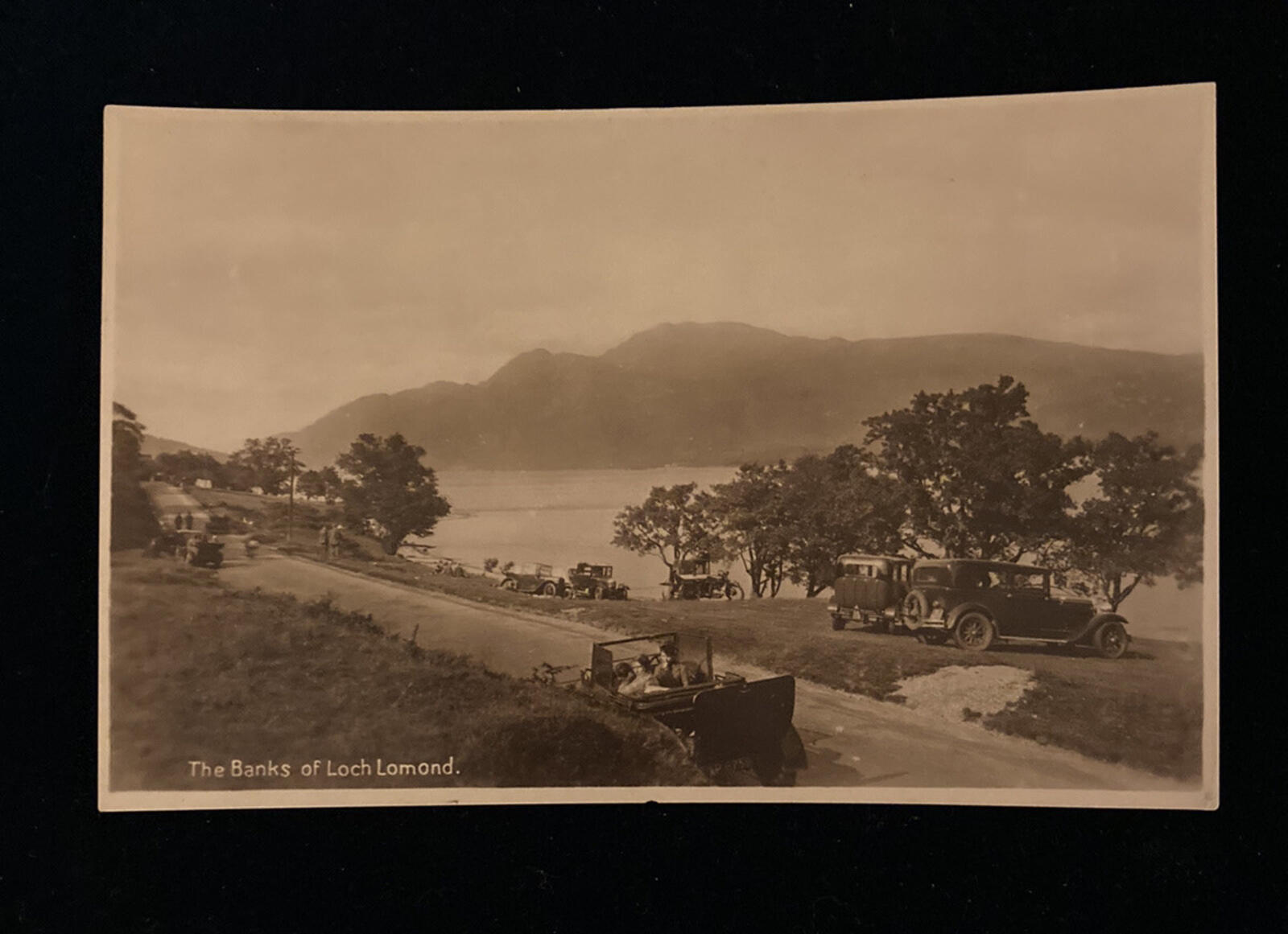 The Banks Of Loch Lomond RPPC Postcard